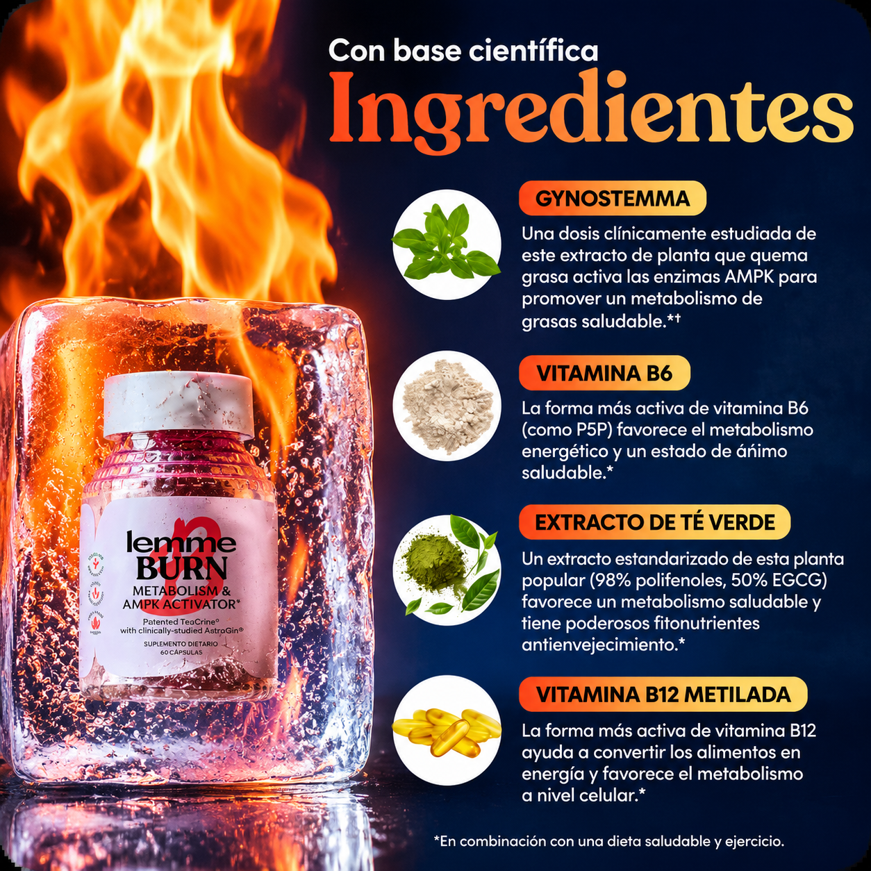 LEMME BURN / QUEMADOR DE GRASA + ENVÍO GRATIS